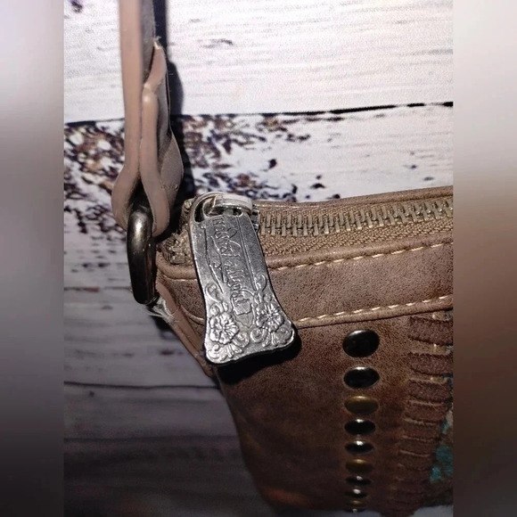 Trinity Ranch Montana West Hair On Cowhide Leather Crossbody Bag‎ Western Fur - Picture 11 of 14